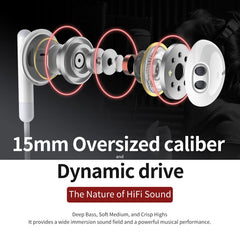 Kimwood earbuds with 3.5mm jack work across most devices.