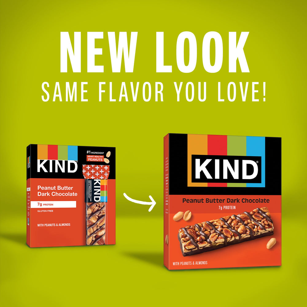 KIND bar gluten-free and Non-GMO verified for mindful snacking.