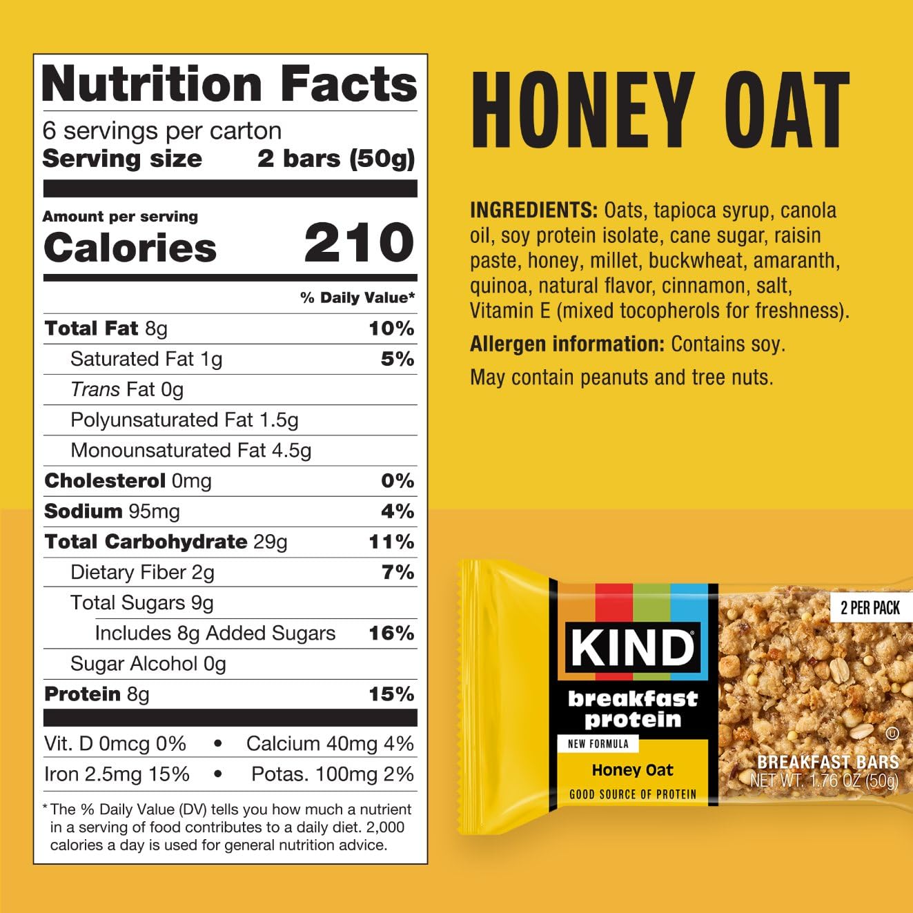 KIND five-grains blend highlights oats buckwheat millet amaranth quinoa