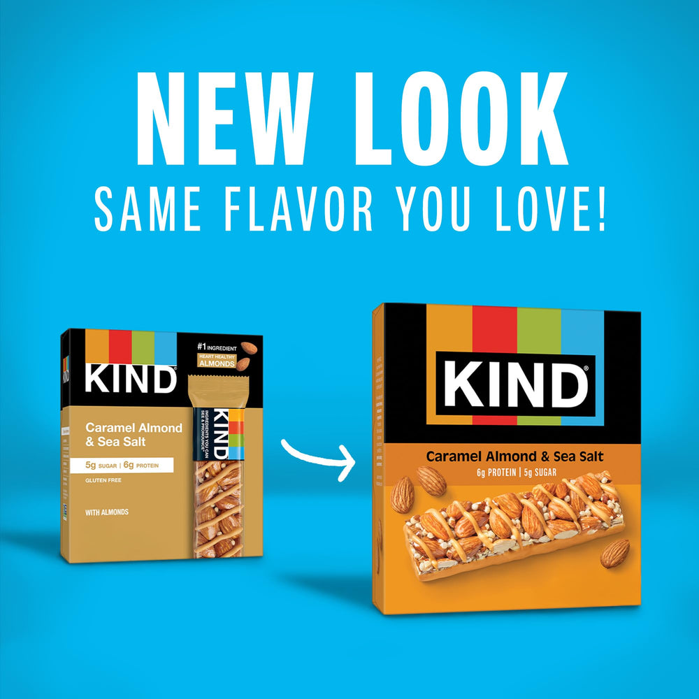 KIND bar on the go beside a coffee cup.