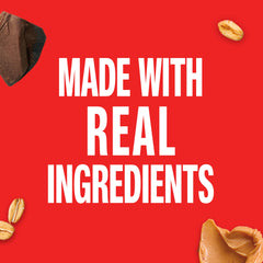 KIND Healthy Grains Energy Bar close-up showing whole grains and fiber-rich profile