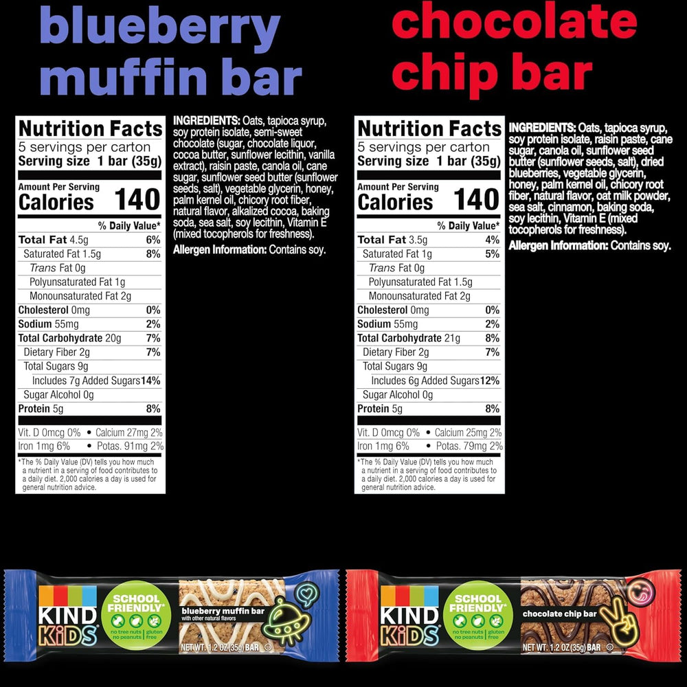 KIND Kids Chocolate Chip Bar with real chips for after-school snacks.