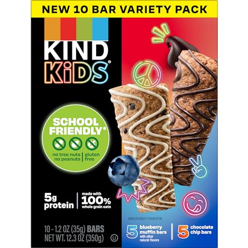 Each KIND Kids Bar provides five-gram protein for steady energy.