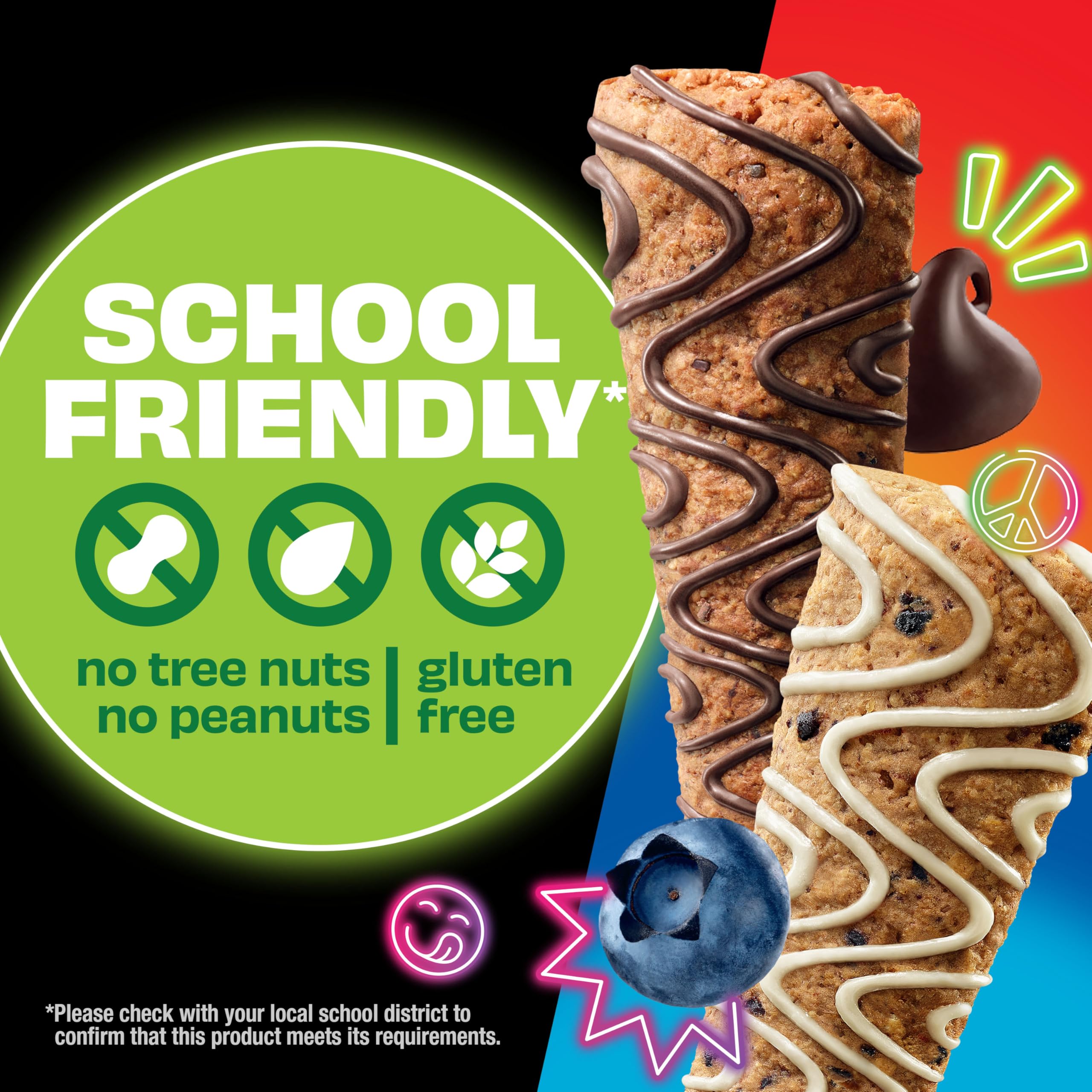 KIND Kids Bars are gluten-free and peanut- and tree-nut-free for nut-free lunches.