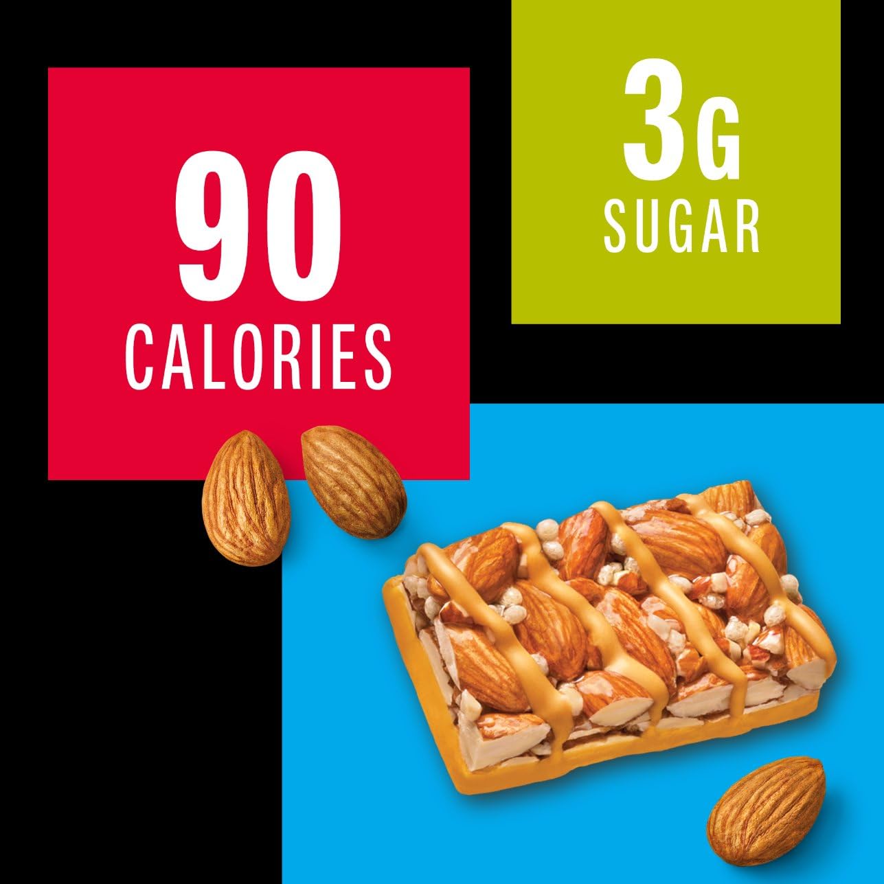 KIND Mini 100cal portion emphasizes a lighter indulgence option.