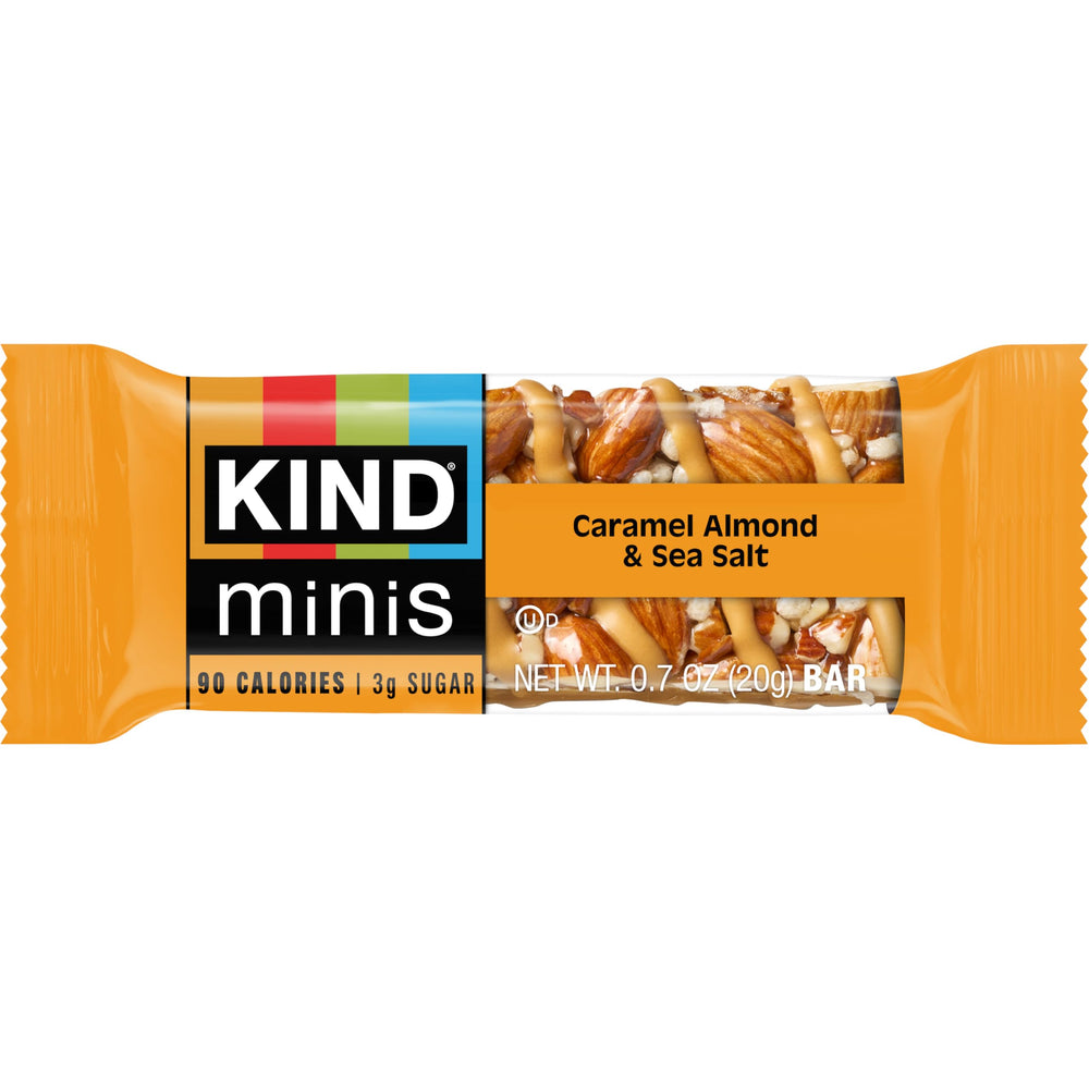 KIND Minis low-calorie option with 90 calories or less per bar.