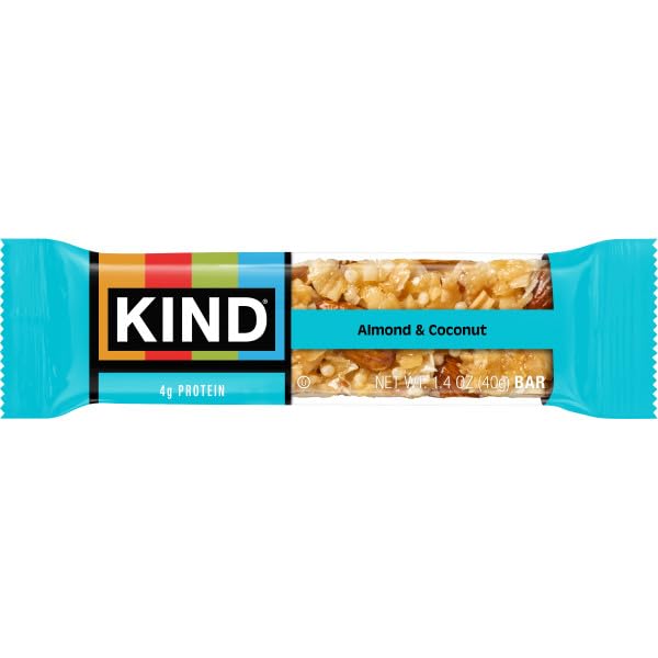 KIND Almond Coconut bar Non-GMO Project Verified seal builds trust