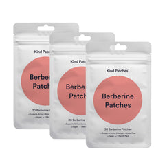 Kind Patches berberine patch applied to arm for easy daily use.