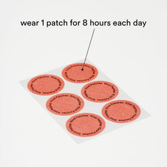 Kind Patches packaging highlights pomegranate and cinnamon plant extracts.