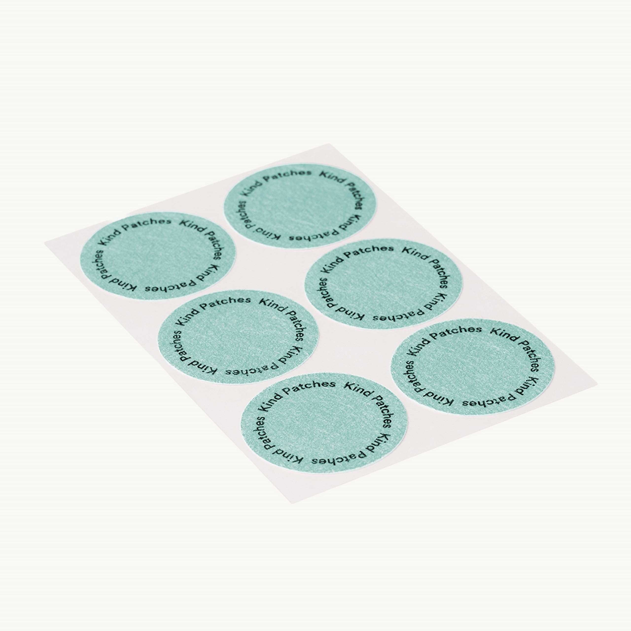 Kind Patches vegan-friendly formula close-up highlighting plant extracts and natural design.