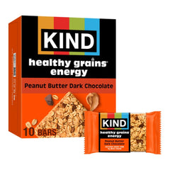 KIND Peanut Butter Dark Chocolate energy bar pack for on-the-go sustenance