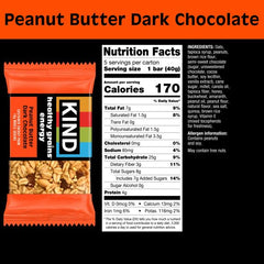 KIND bar packaging on the go highlights gluten-free and Non-GMO verification.