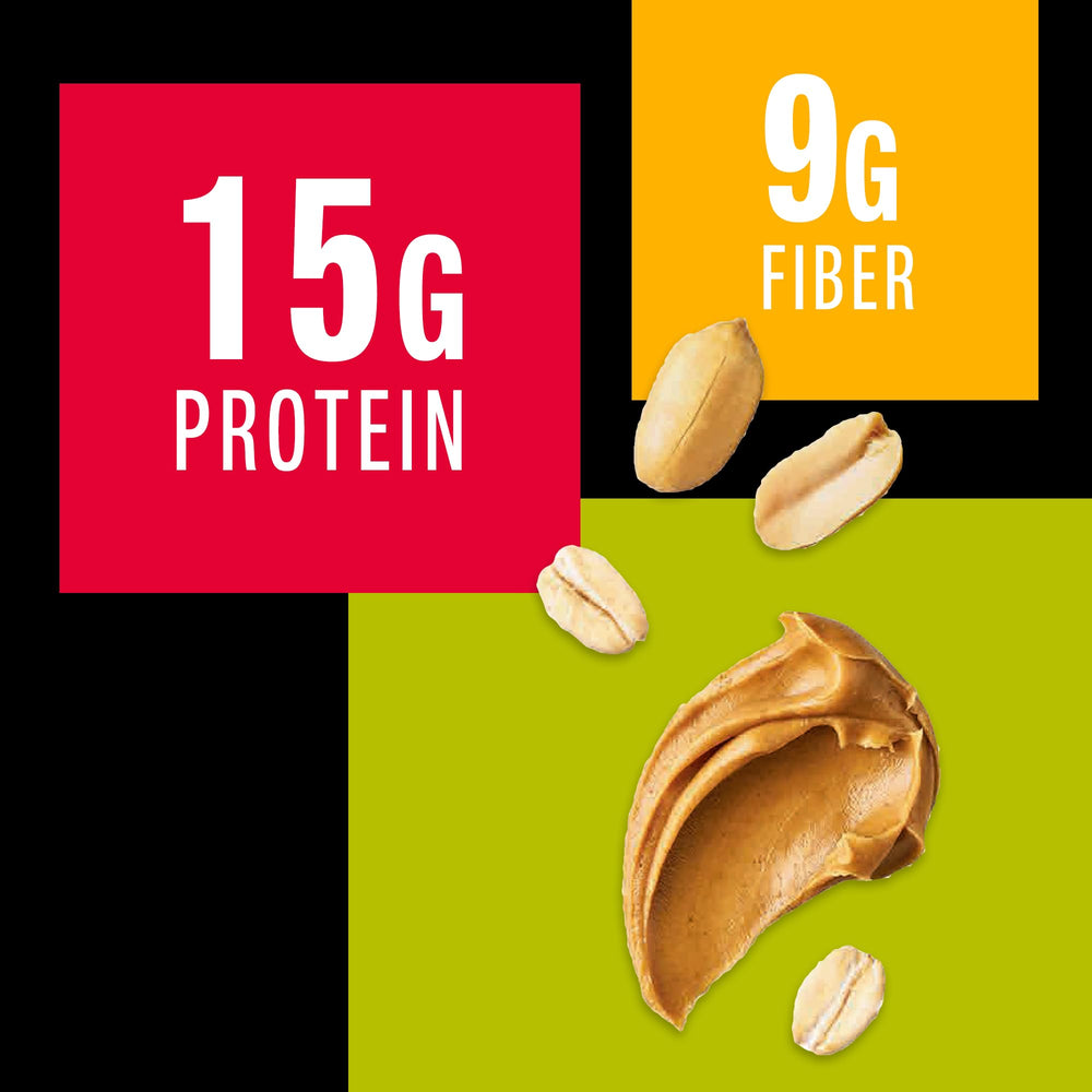 KIND Protein MAX Granola Peanut Butter serving plate highlights portion control