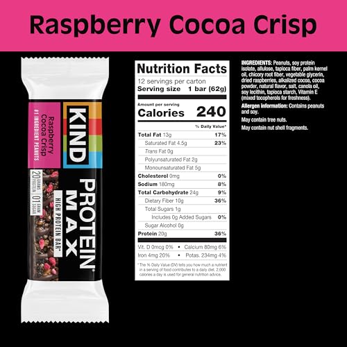 KIND Protein MAX variety pack, convenient healthy snack for travel.