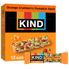 KIND Seeds bar pack shot highlighting gluten-free, high-fiber snacking.