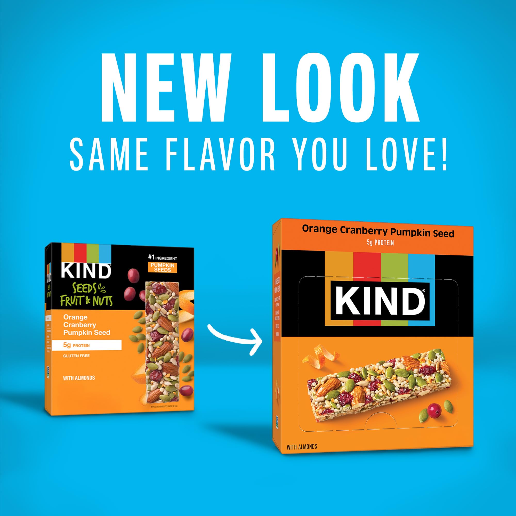 12-count KIND Seeds packaging displayed for convenient daily snacking.