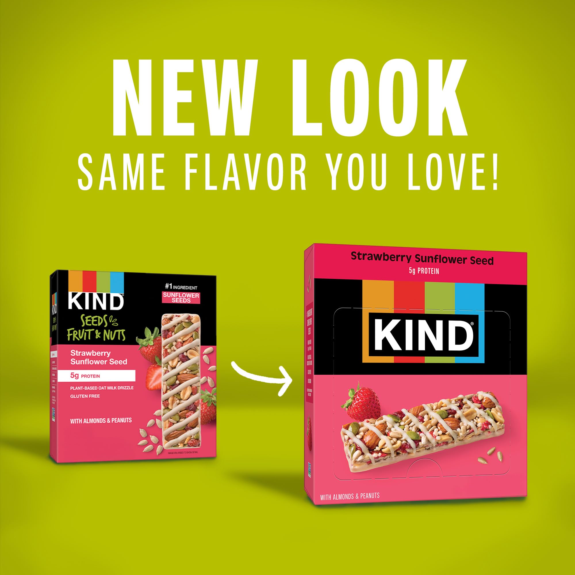 KIND Seeds Fruit & Nuts bar ready to eat on the go for quick energy.