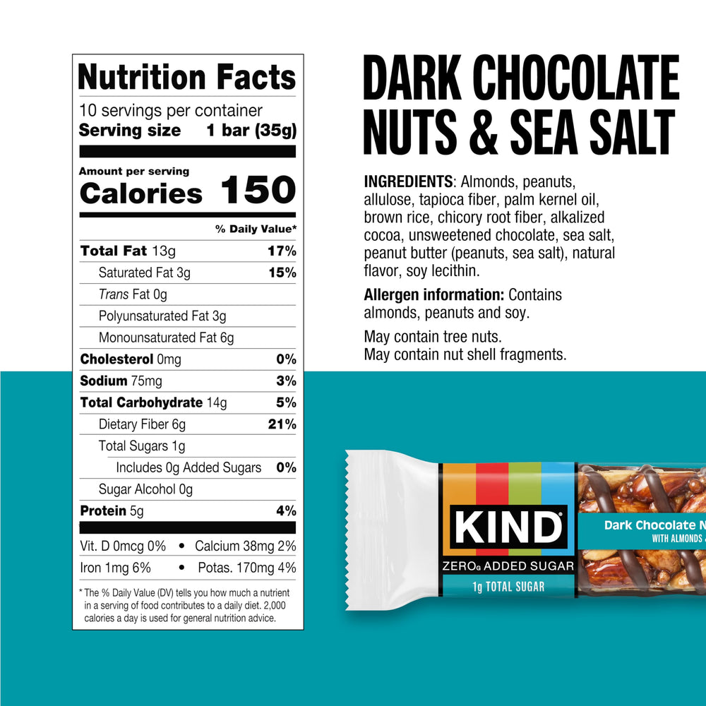 KIND Sweet and Salty Caramel Crisp bar with enticing crunch.