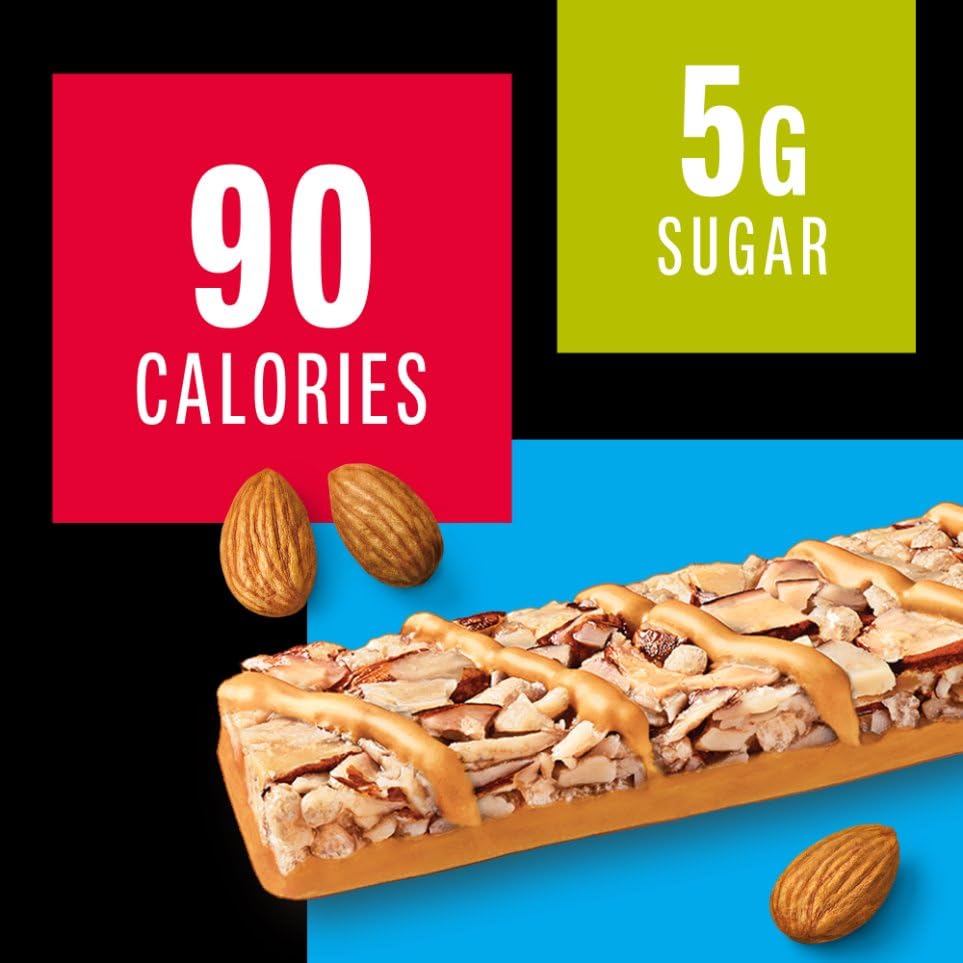 Front of KIND Thins box highlighting gluten-free claim and caramel almond flavor.