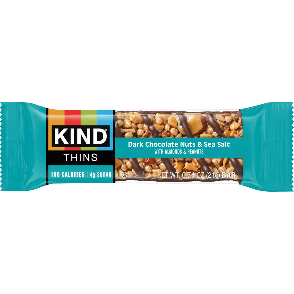 KIND Thins now with peanuts for extra crunch and texture.