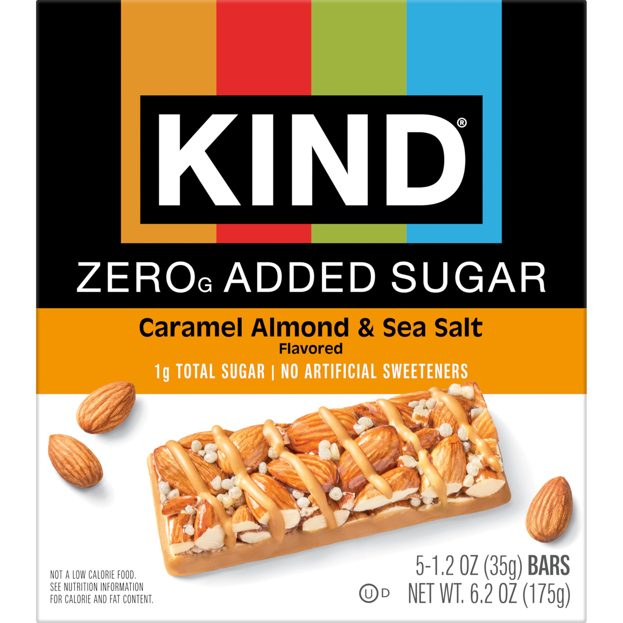 Five bars in a box provide convenient, ready-to-eat snacking on the go.