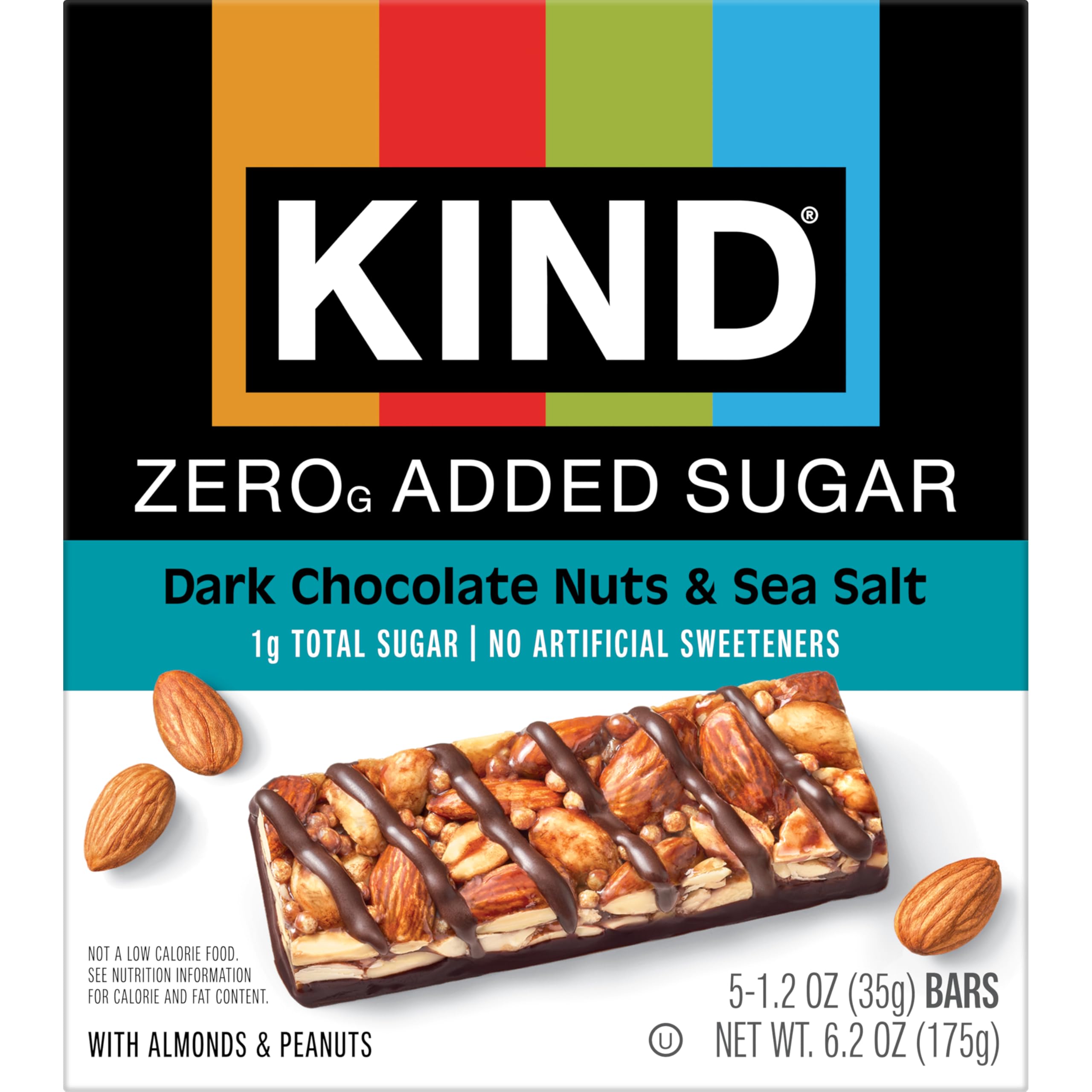 KIND Zero Added Sugar packaging suggests keto-friendly snacking ideas.
