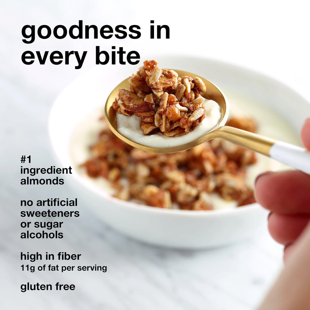 KIND Zero Added Sugar Granola on-the-go snack pouch, resealable for convenience.