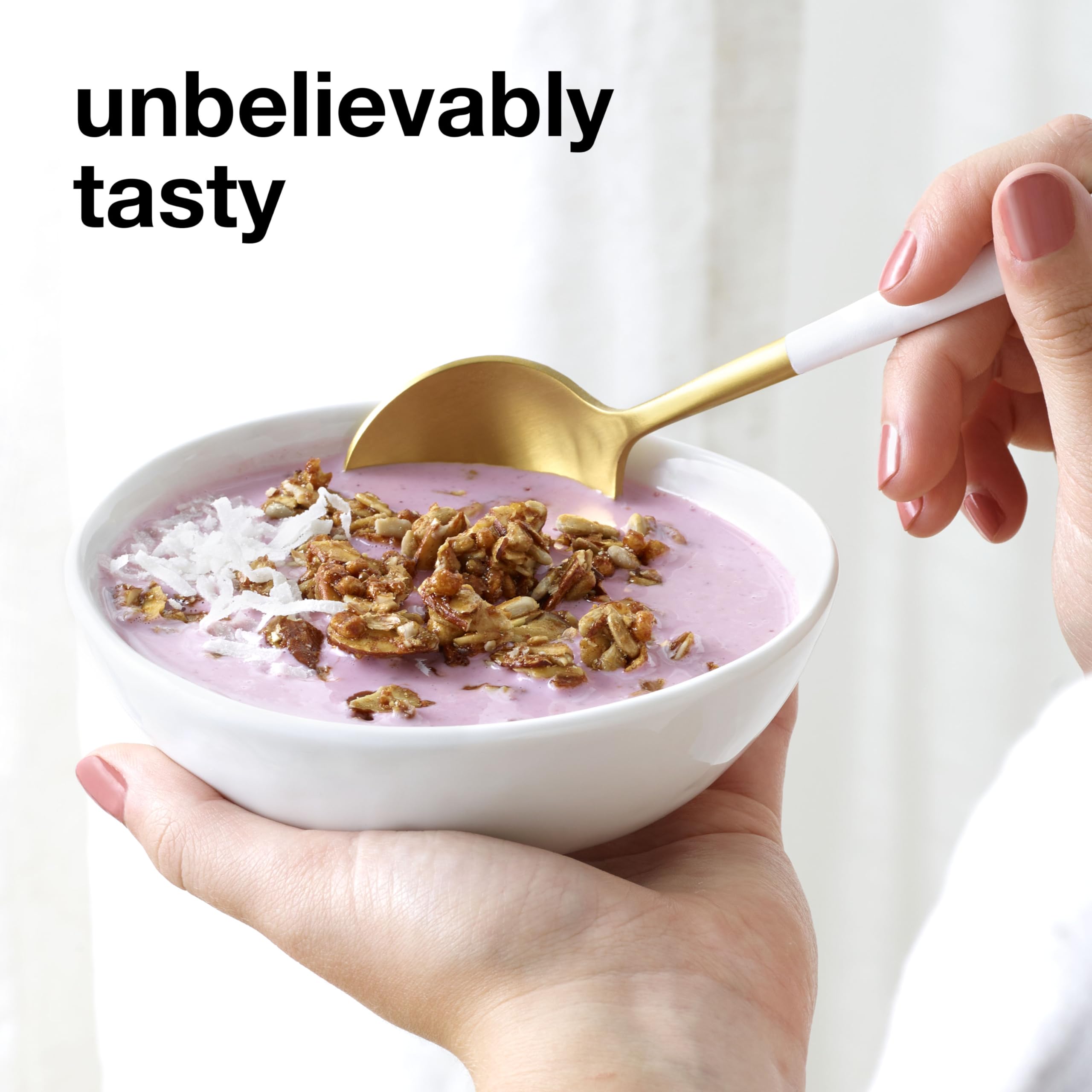 KIND Zero Added Sugar Granola yogurt topping idea for crunch.