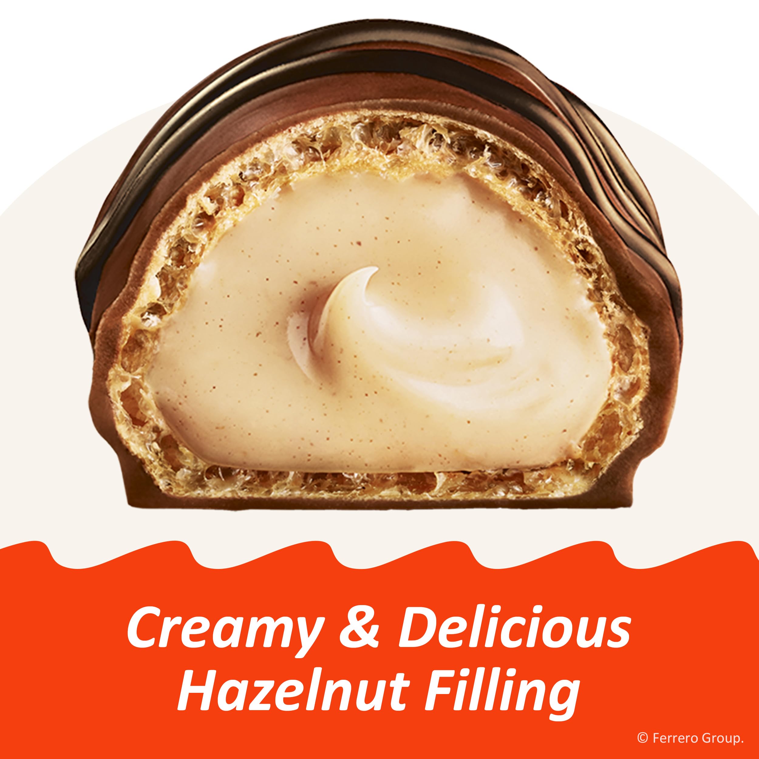 Coffee break companion with Kinder Bueno hazelnut flavor