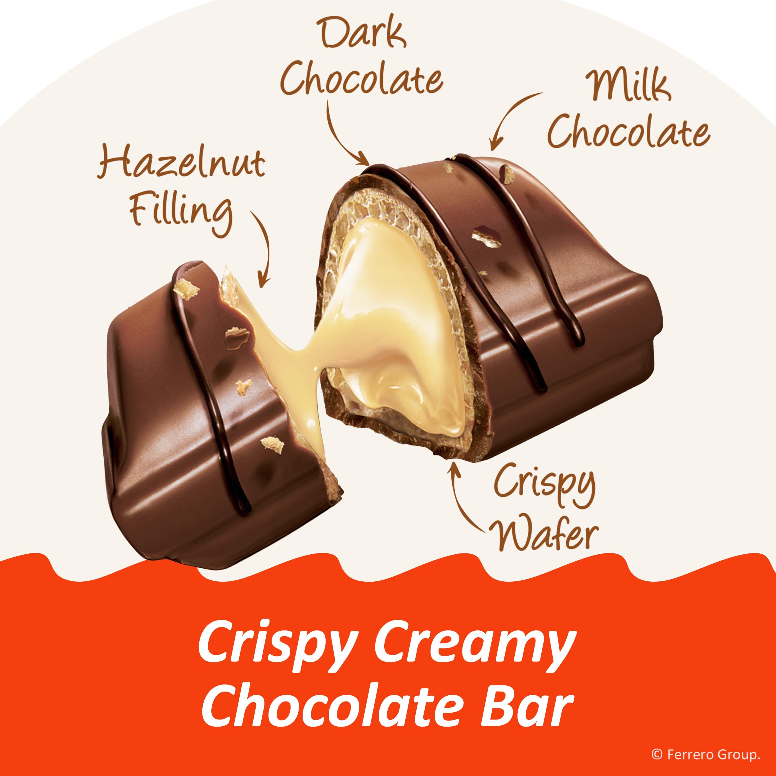 Kinder Bueno Mini bites presented as dessert topping inspiration
