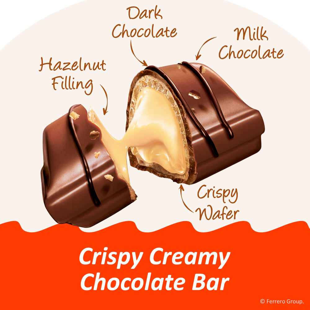 Kinder Bueno Mini bites presented as dessert topping inspiration
