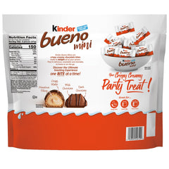 Kinder Bueno Mini bites in milk chocolate with dark drizzle