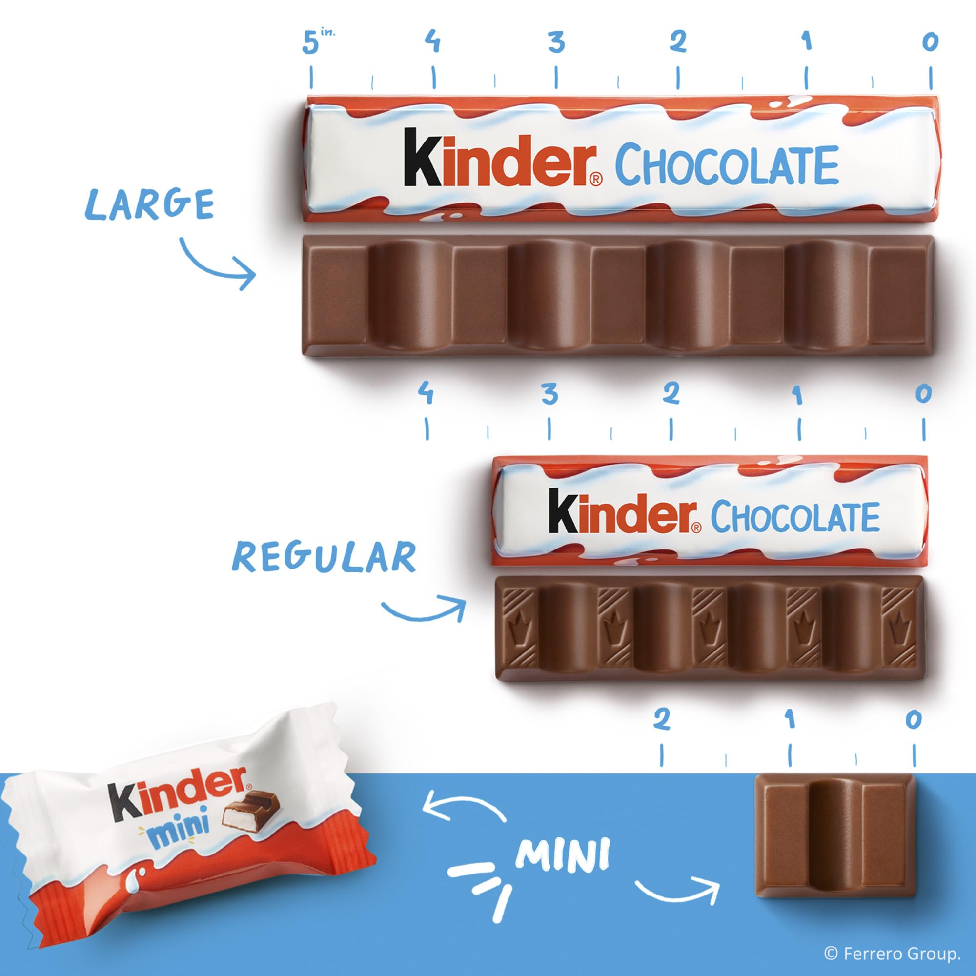 Lunchbox-friendly Kinder Chocolate Minis on the go