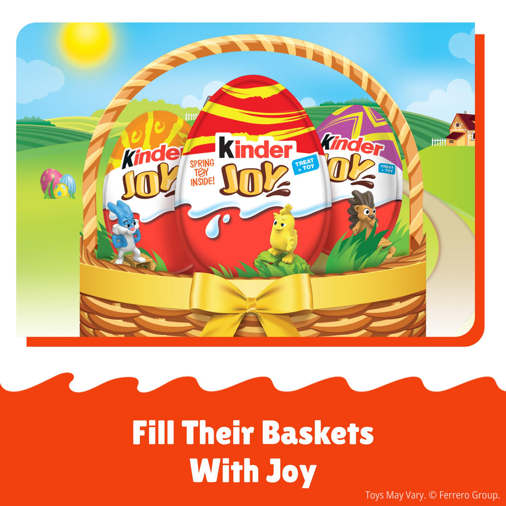 Kinder Joy treat egg opened shows contents for family fun and curiosity.