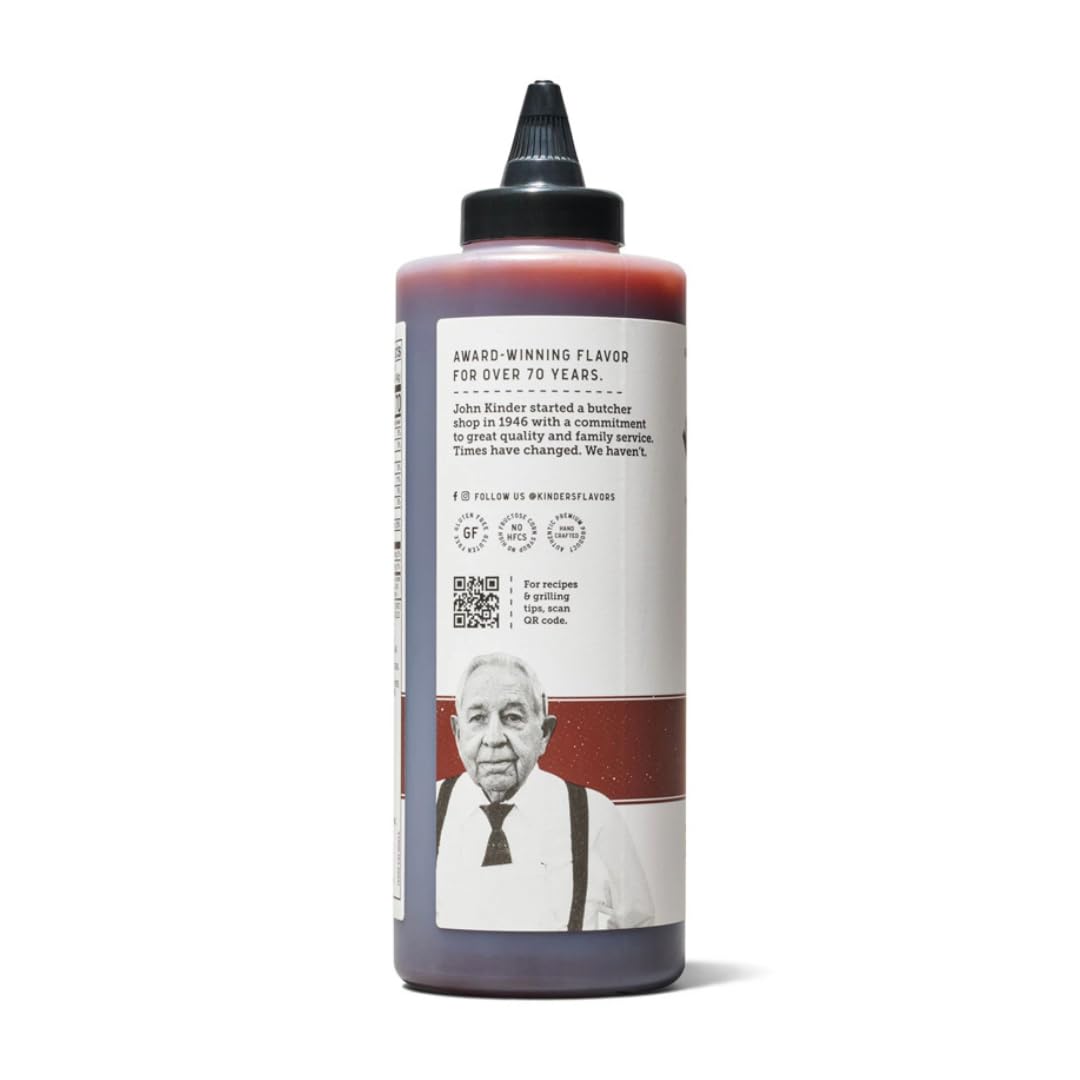 Kinder's Hickory Brown Sugar BBQ Sauce over fries and pizza adds smoky sweetness
