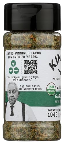 KINDER'S lemon zest with seasoning highlights citrus brightness for seafood.