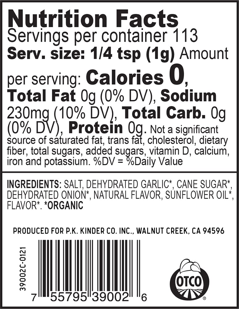Kinder's Organic Smoky Garlic & Sea Salt on a juicy burger for bold flavor