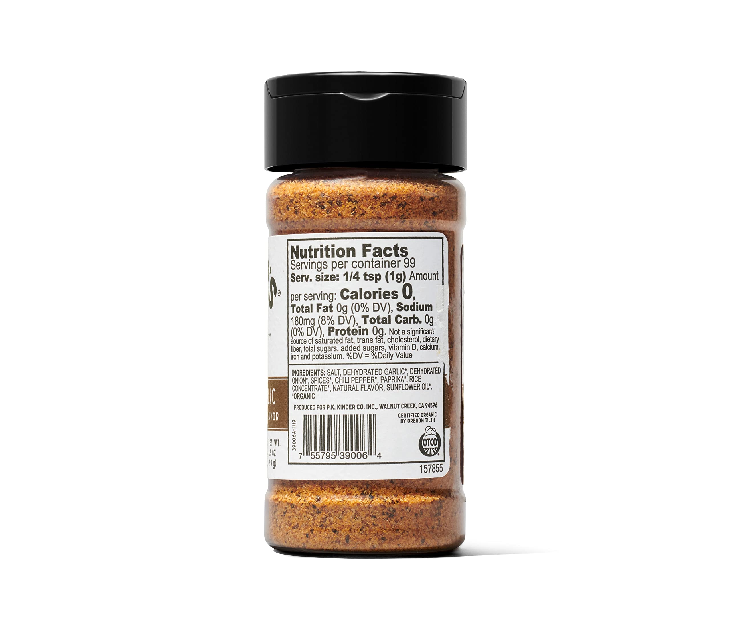 Kinder's Organic Woodfired Garlic Rub on the grill creates bold crust