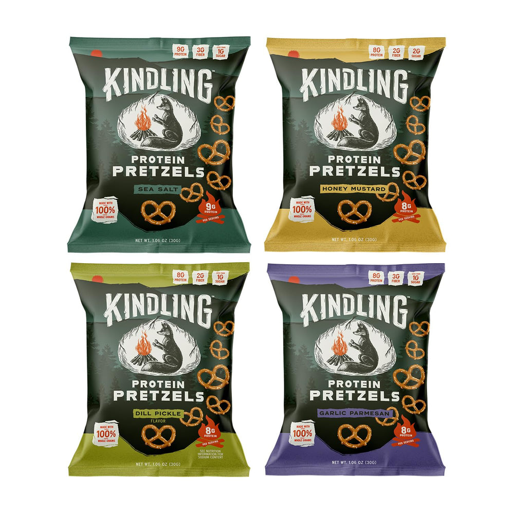 Kindling Protein Pretzels for Kids are perfect for lunch or snack.