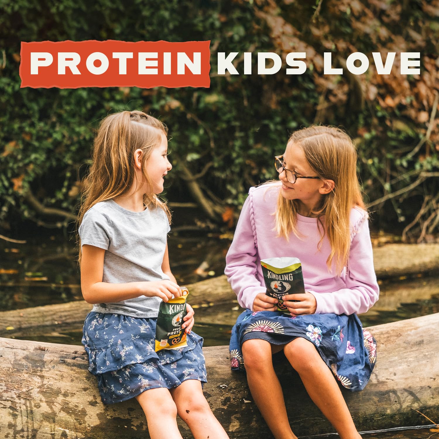 Kindling Protein Pretzels Kosher Pack for convenient protein at school or work.