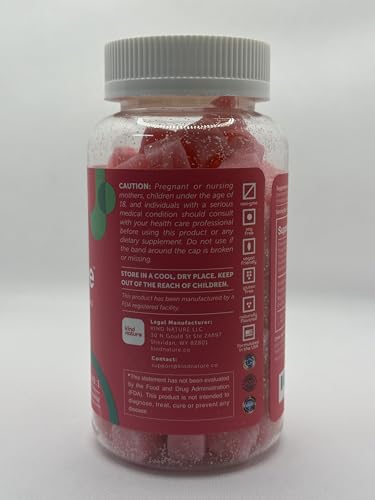 lifestyle shot of a woman taking gummies during routine