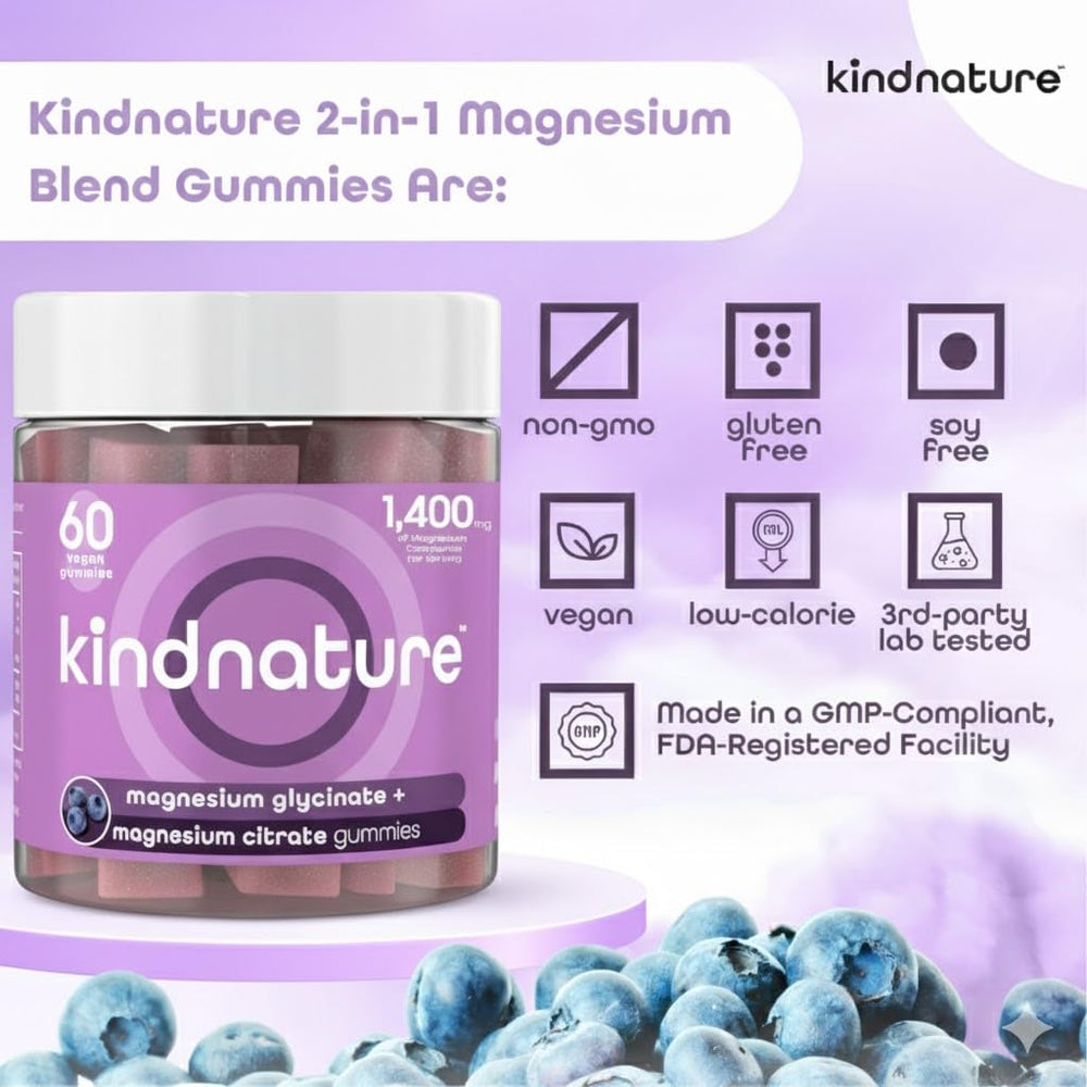 Kindnature magnesium gummies on a daily routine concept for consistency