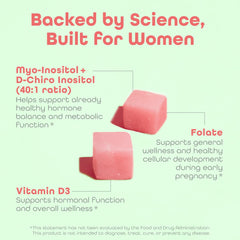 bottle label shows Vitamin D3 and Folate included for daily routine