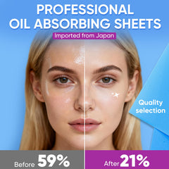 Kindshine Kineshine makeup-friendly blotting action reduces shine without disturbing makeup.