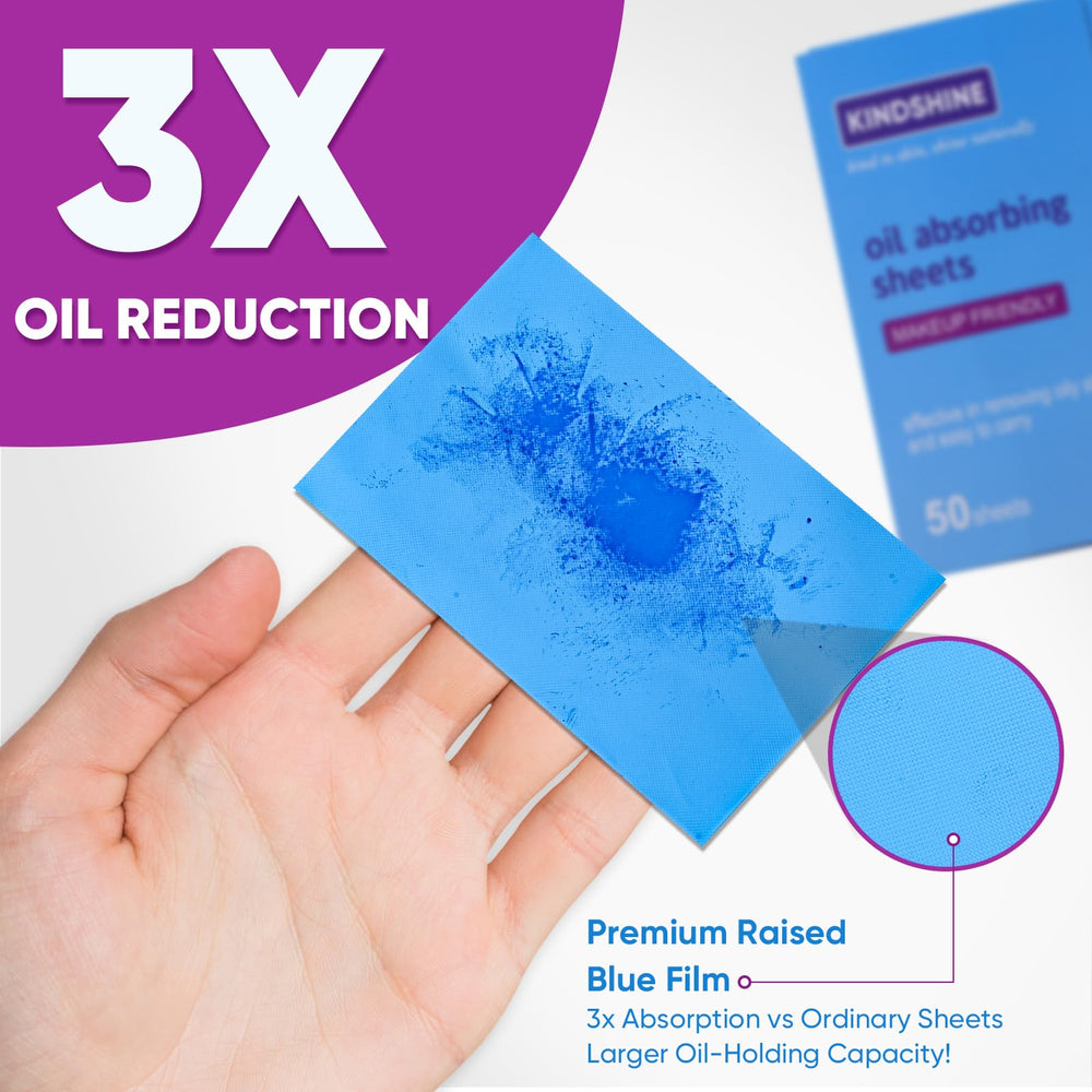 Kindshine Kineshine on-the-go pocket-size foil pack offers quick oil control.