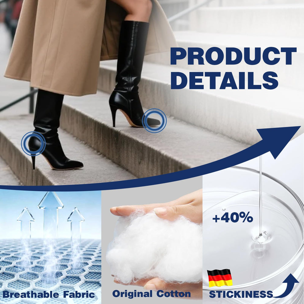 Kindshine moleskin strips provide bunion protection for a smoother shoe fit