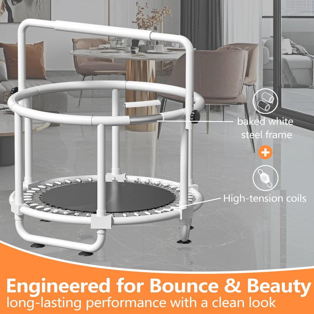 Weather-resistant steel frame supports indoor and outdoor use.
