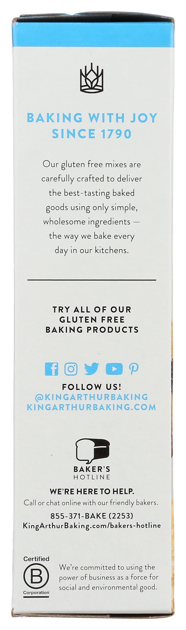 16-ounce King Arthur muffin mix packaging ready for baking