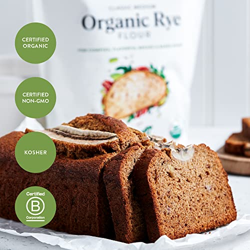 King Arthur baked rye loaf sliced on board inviting wholesome baking