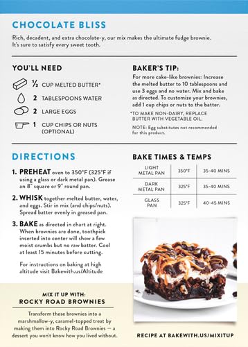 King Arthur baked brownies with a deep chocolate aroma and fudgy texture.